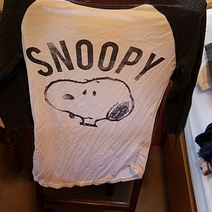 Snoopy top. Sleeves